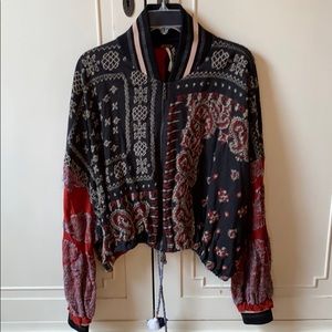 Bomber Style, Zip Up Jacket